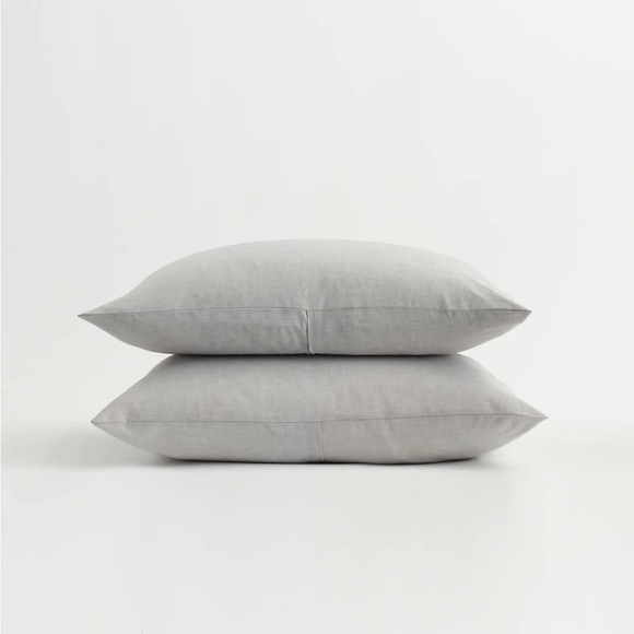 Quince Other - Mongolian Cashmere Cotton Sham Set - grey